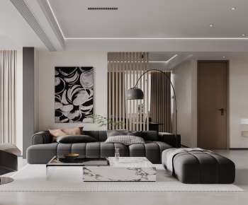 Modern A Living Room-ID:814440979