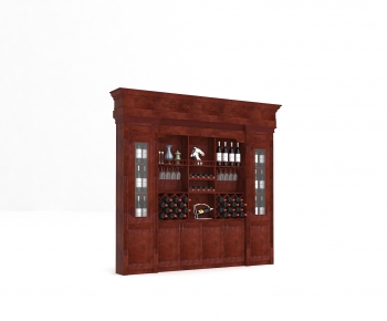 American Style Wine Cabinet-ID:470429909