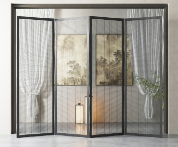 Modern Glass Screen Partition-ID:919179922