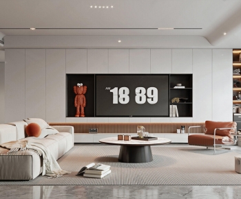 Modern A Living Room-ID:409908061