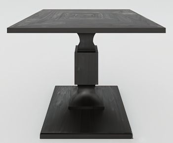现代实木餐桌-ID:149738078