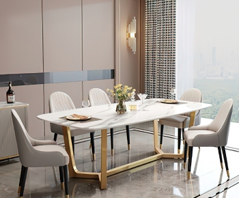 Modern Dining Table And Chairs-ID:763500938