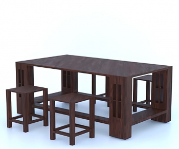 Modern Dining Table And Chairs-ID:516402962