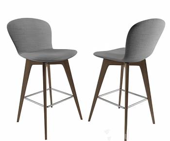 Nordic Style Bar Chair-ID:344866997