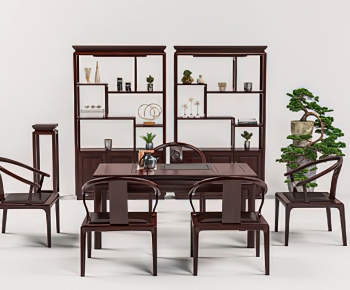 New Chinese Style Tea Tables And Chairs-ID:754899023