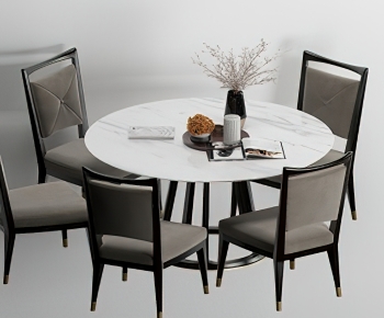 New Chinese Style Dining Table And Chairs-ID:206639059
