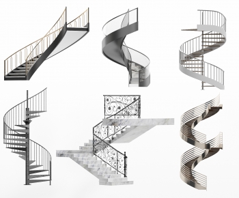 Modern Rotating Staircase-ID:621833095