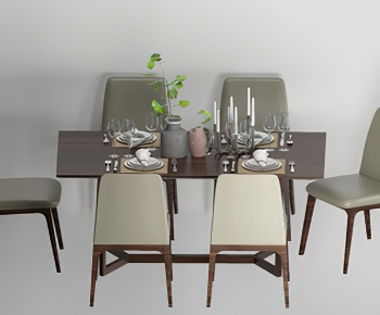 Modern Dining Table And Chairs-ID:179610018