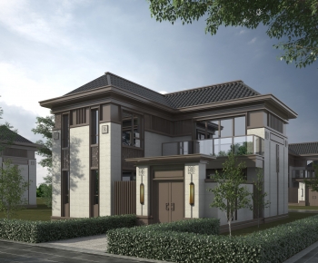 New Chinese Style Detached Villa-ID:425261973