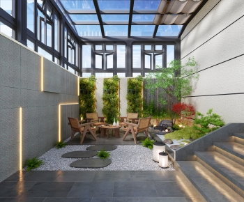 Modern Courtyard/landscape-ID:364629036