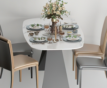 Modern Dining Table And Chairs-ID:998117923