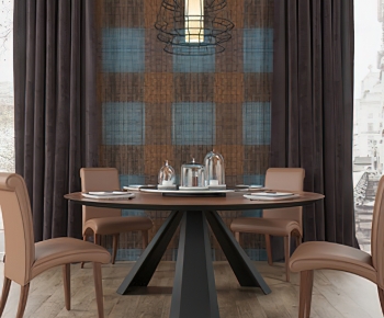 Modern Dining Table And Chairs-ID:815381057