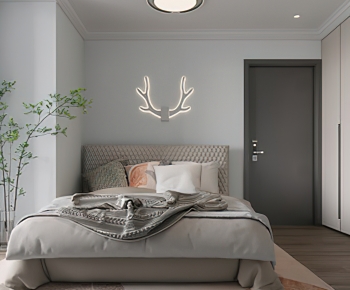 Nordic Style Bedroom-ID:483988053