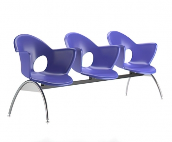 现代塑料公用椅-ID:143870122