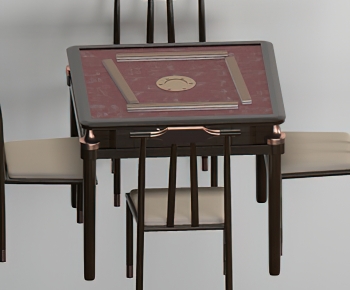 新中式麻将桌椅组合-ID:856162078
