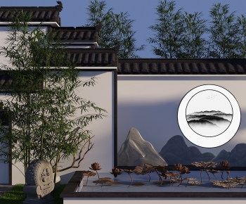 New Chinese Style Garden-ID:351114034