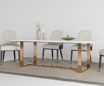 Modern Dining Table And Chairs-ID:481957916