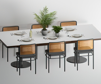 Modern Dining Table And Chairs-ID:994342095
