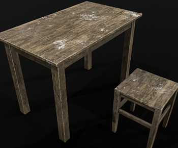 Wabi-sabi Style Dining Table And Chairs-ID:983040342
