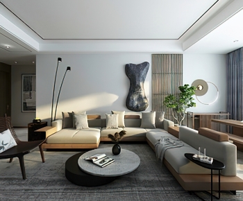 Modern A Living Room-ID:471961989