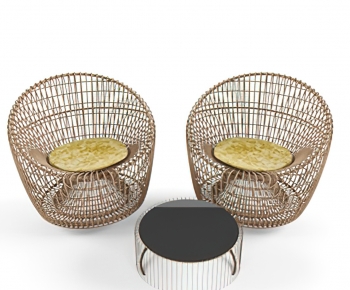 Wabi-sabi Style Lounge Chair-ID:683433069