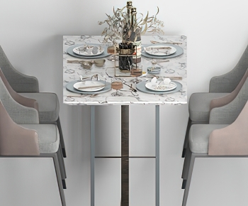 Modern Dining Table And Chairs-ID:554197077
