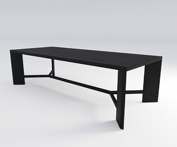 现代实木餐桌-ID:238399565
