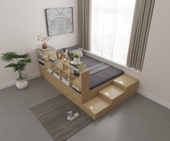 Modern Tatami Bed-ID:552081114