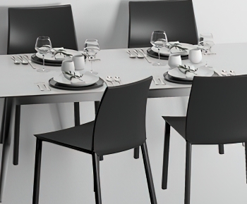 Modern Dining Table And Chairs-ID:408279901