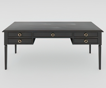 Simple European Style Desk-ID:136699918