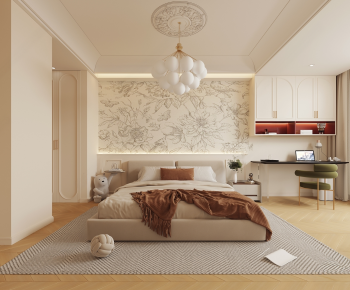 French Style Bedroom-ID:643690111