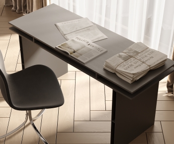 Modern Computer Desk And Chair-ID:243541965