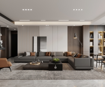 Modern A Living Room-ID:216820258