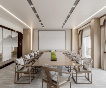 New Chinese Style Meeting Room-ID:618422996