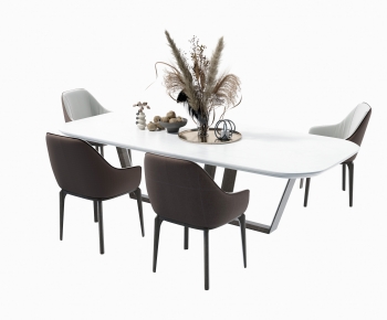 Modern Dining Table And Chairs-ID:209804065