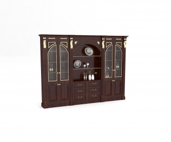New Chinese Style Wine Cabinet-ID:923058039