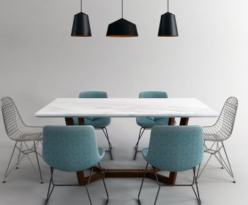 Nordic Style Dining Table And Chairs-ID:910672909
