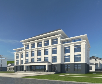 Modern Appearance Of Commercial Building-ID:110357051