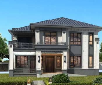 New Chinese Style Detached Villa-ID:644731044