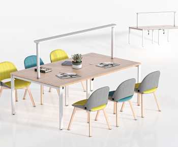 Modern Office Desk And Chair-ID:267128942