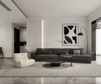 Modern A Living Room-ID:405700222