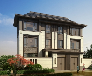 New Chinese Style Detached Villa-ID:701643946
