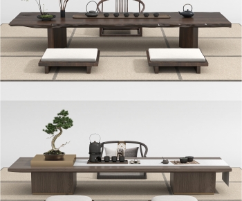 New Chinese Style Tea Tables And Chairs-ID:826780881