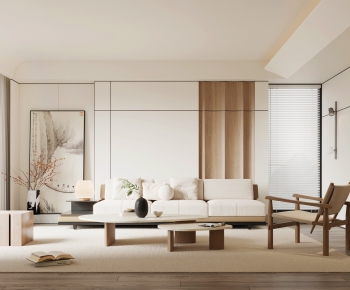 New Chinese Style A Living Room-ID:892062902