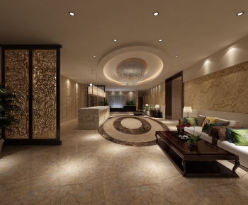 New Chinese Style Reception Area-ID:604096899