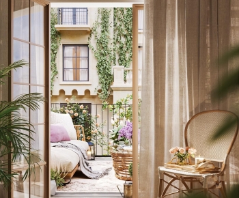 French Style Leisure Balcony-ID:381520039