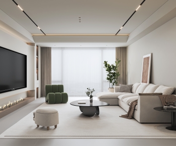 Modern A Living Room-ID:819317109