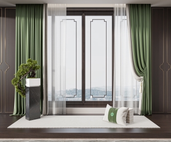 New Chinese Style The Curtain-ID:351121903