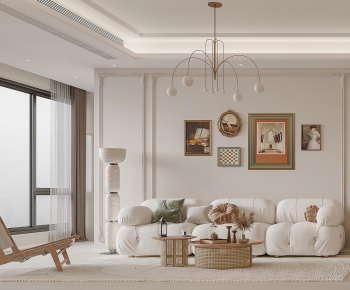 French Style A Living Room-ID:668911938