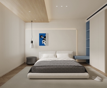 Wabi-sabi Style Bedroom-ID:162038092